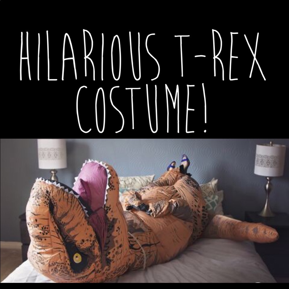 Adult T-Rex costume!!! Hilarious!